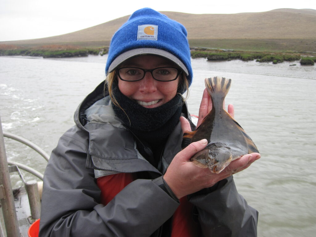 Colombano holding fish